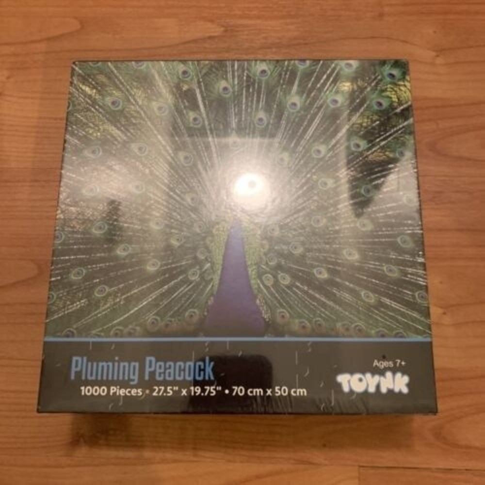Toynk Jigsaw Puzzle Pluming Peacock 1000 Piece